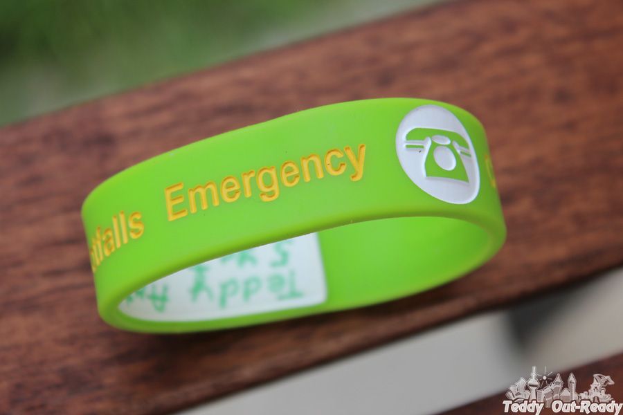 .TeddyOutReady Medical Alert ID Bracelets for Travelling & Everyday Life mediband